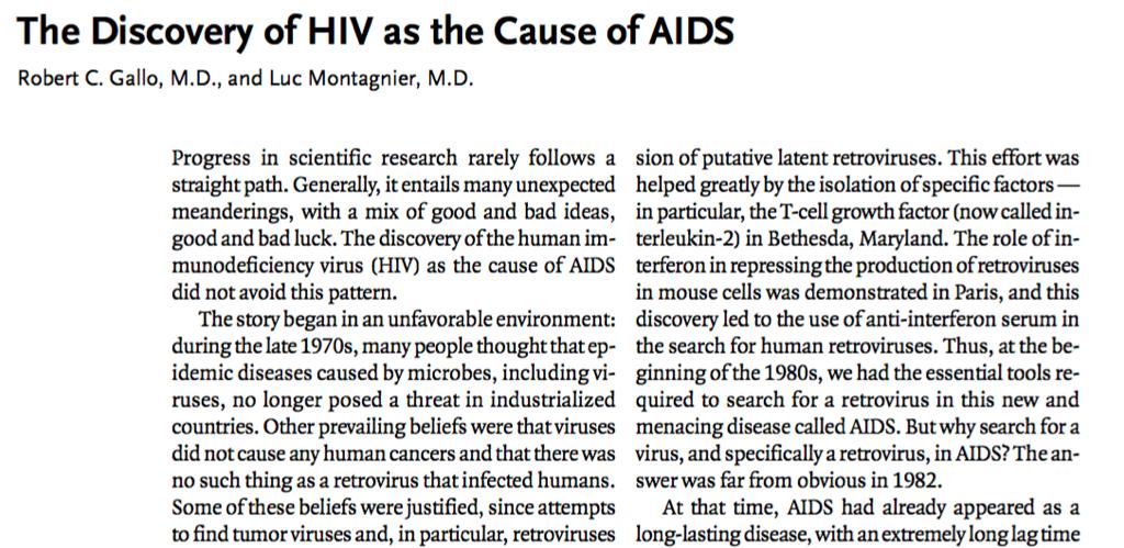 International AIDS Conference (IAS), in cui le tesi di Deusberg furono