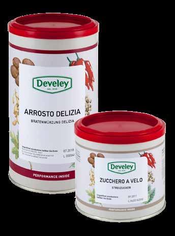 PREFAZIONE L assortimento spezie Develey: innovazione e nuove idee culinarie provenienti da tutto il mondo.