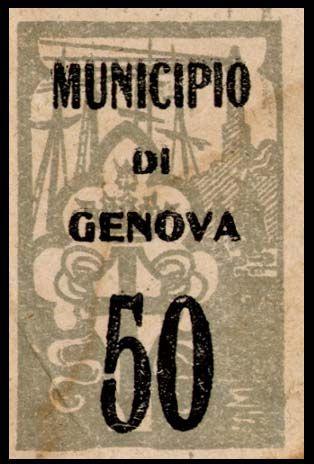 Genova 1935/< Carta bianca, liscia. Stampa mm.