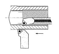 Esempi lavorazioni Tornitura cilindrica esterna Tornitura piana (sfacciatura)