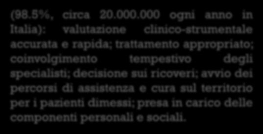 000 ogni anno in Italia): valutazione