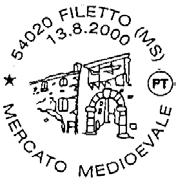 SERVIZIO: 13/8/2000 orario 14/20 Filatelia della Filiale di 62100 MACERATA P.zza Oberdan, 2 entro il 1126/FP N.