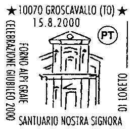 DEL SERVIZIO: 15/8/2000 orario 8,30/13 Filatelia della Filiale di 31100 TREVISO P.zza Vittoria, 1 entro il 1017/SO N.