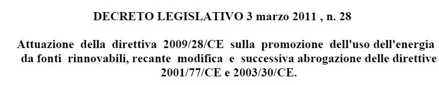 Le origini del Conto Termico È un decreto attuativo del DLgs 28/2011 Oltre al Conto Termico: TEE,