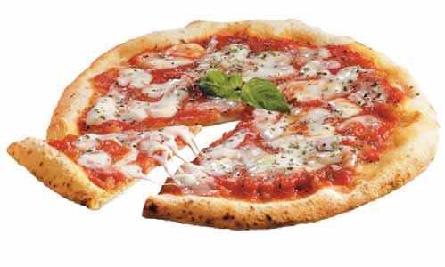 BASE PIZZA cm 25 Farina di *grano tenero tipo "0", semola rimacinata di *grano duro, acqua, sale, olio extravergine di oliva (3),