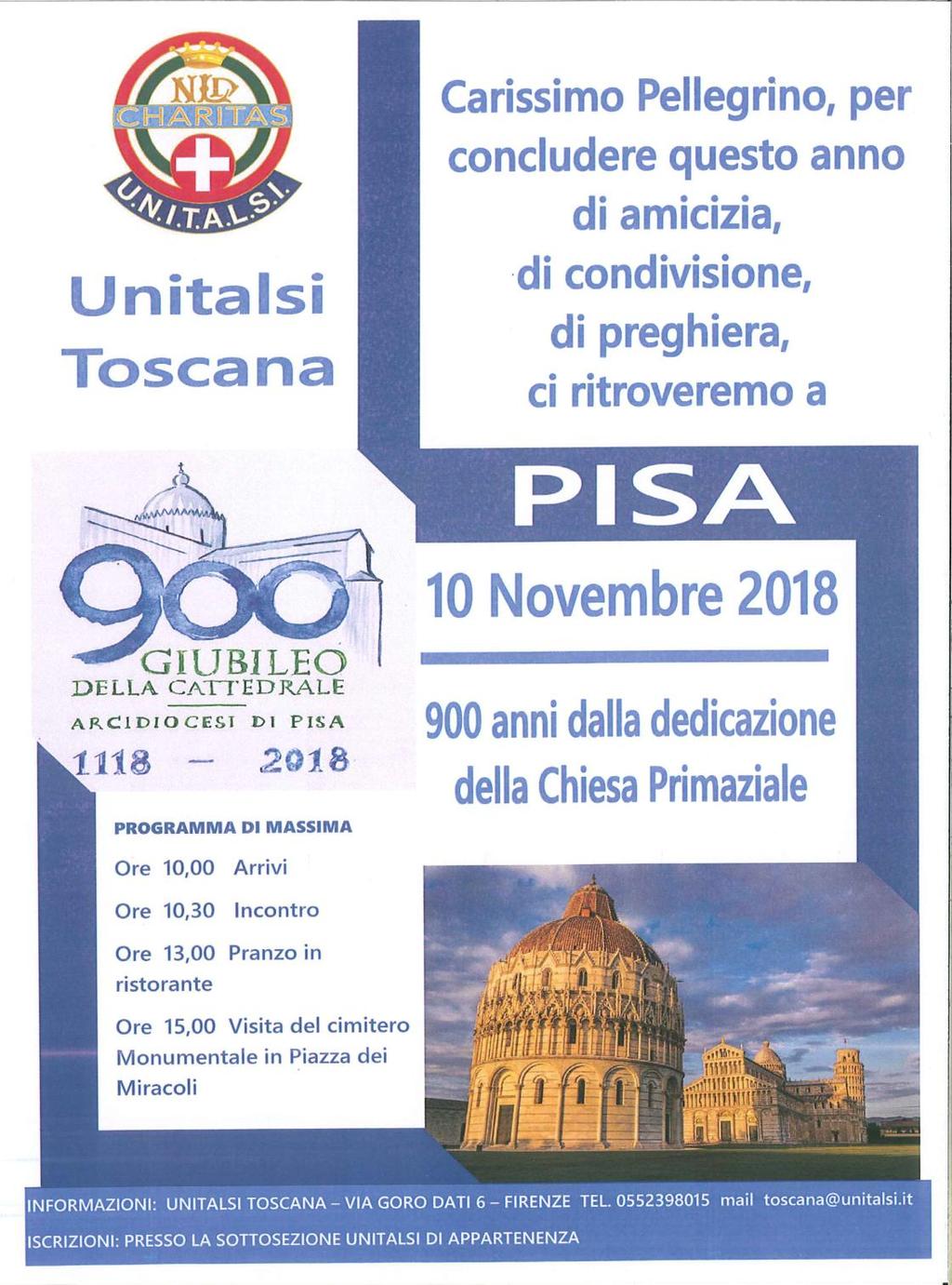 01 DICEMBRE 2018 E INOLTRE 10 / 11 NOVEMBRE 2018 MEETING DEI GIOVANI A