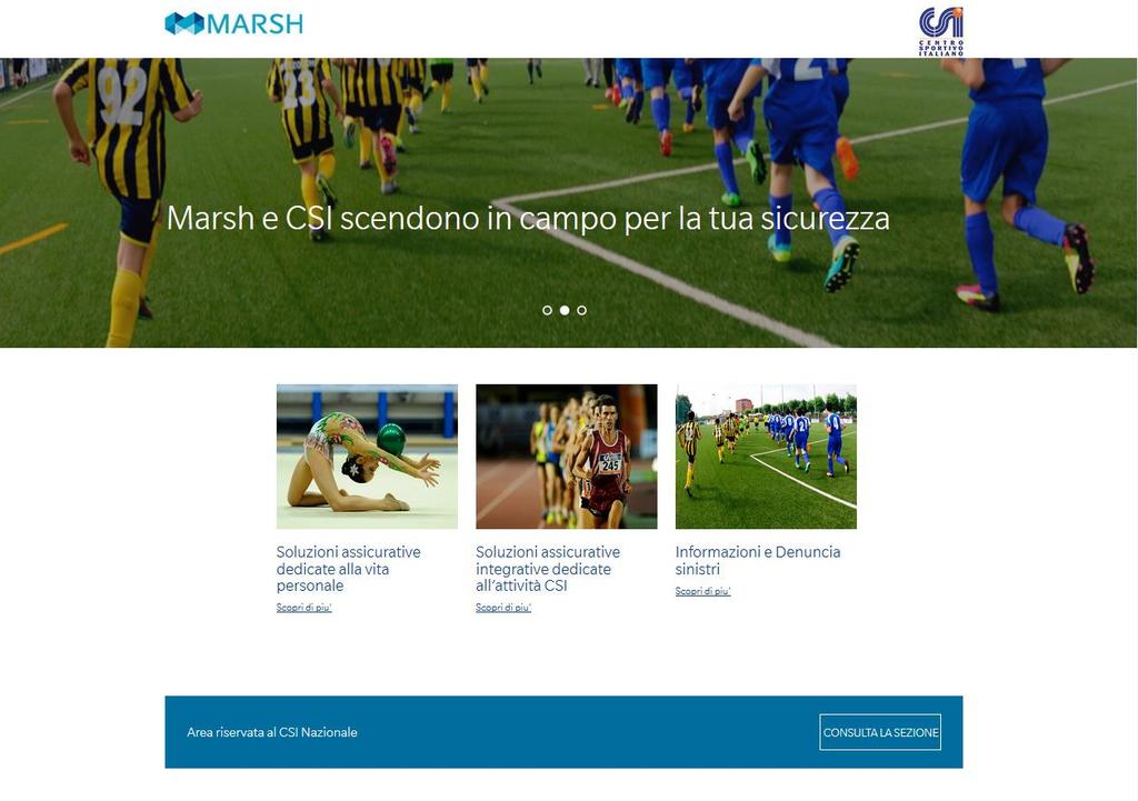 La piattaforma online dedicata - www.marshaffinity.