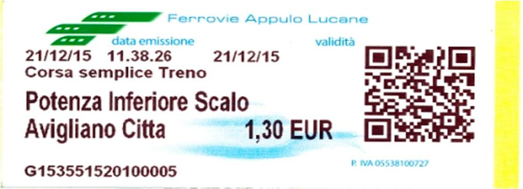 mediante obliterazione a cura del possessore Se trattasi di titoli di viaggio ferroviari, l obliterazione avrà luogo presso le macchinette obliteratrici posizionate nelle stazioni di partenza, se