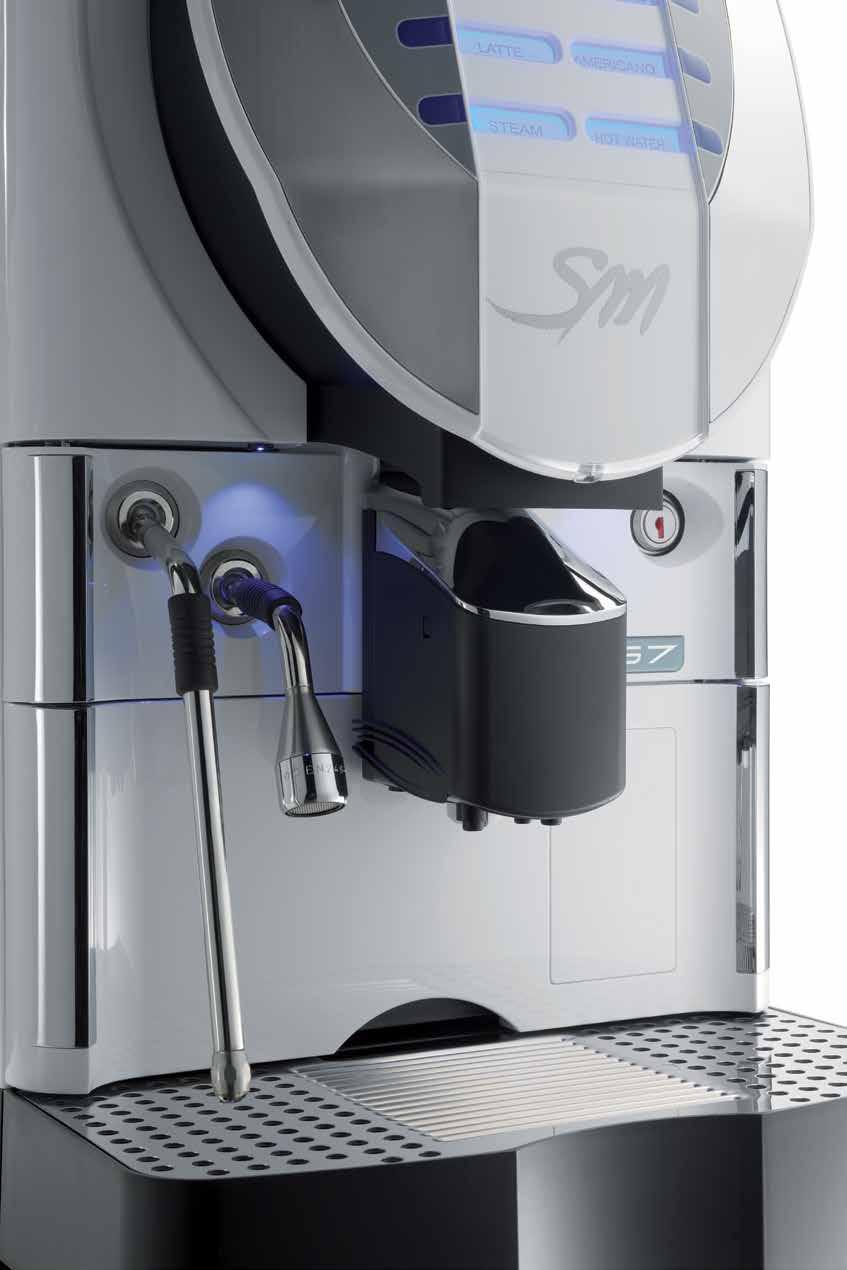 PLUS 7 PLUS 7 Fully Automatic coffee machine: functionality and design made in Italy.