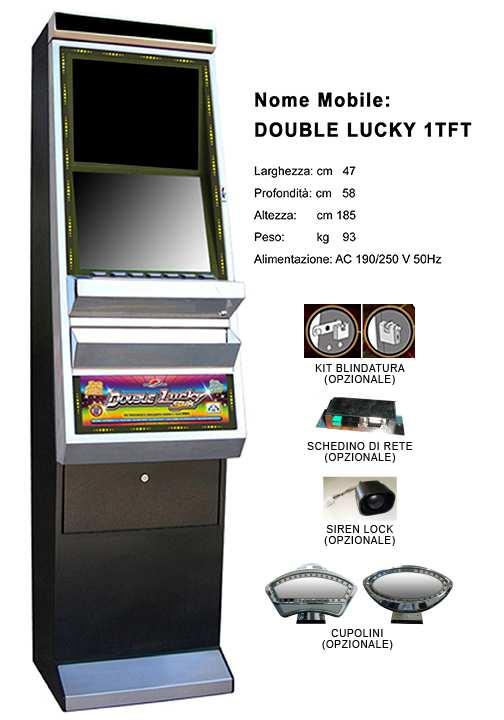 Apparecchio con cabinet alternativo DOUBLE LUCKY