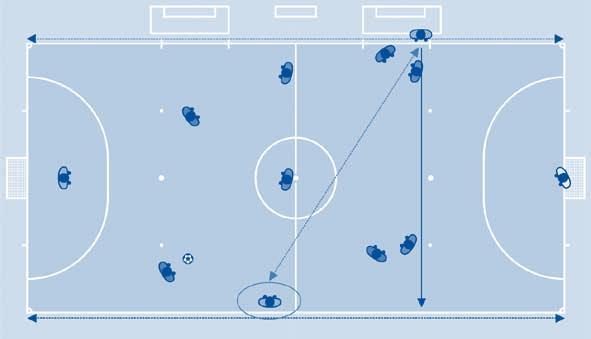 correttamente, identifica colui che esegue il tiro e verifica che gli altri calciatori rispettino la distanza durante l esecuzione del calcio di rigore.