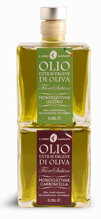 FIORE SABINO CARBONCELLA TIPOLOGIA DI OLIO: FRUTTATO INTENSO 100% OLIVE CARBONCELLA La linea Fiore Sabino è composta da due oli extravergine di oliva monocultivar: Leccino e Carboncella.