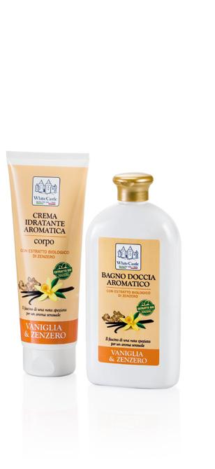 Scatola Regalo Scatola Regalo h = 225 mm FEZIONE REGALO VANIGLIA & zenzero Il fascino di una nota speziata per un aroma sensuale - Bagno doccia aromatico con estratto di zenzero biologico certificato