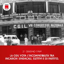 7 CONGRESSO NAZIONALE Si concludono a Livorno i lavori del 7 Congresso nazionale della CGIL, iniziati il 16.