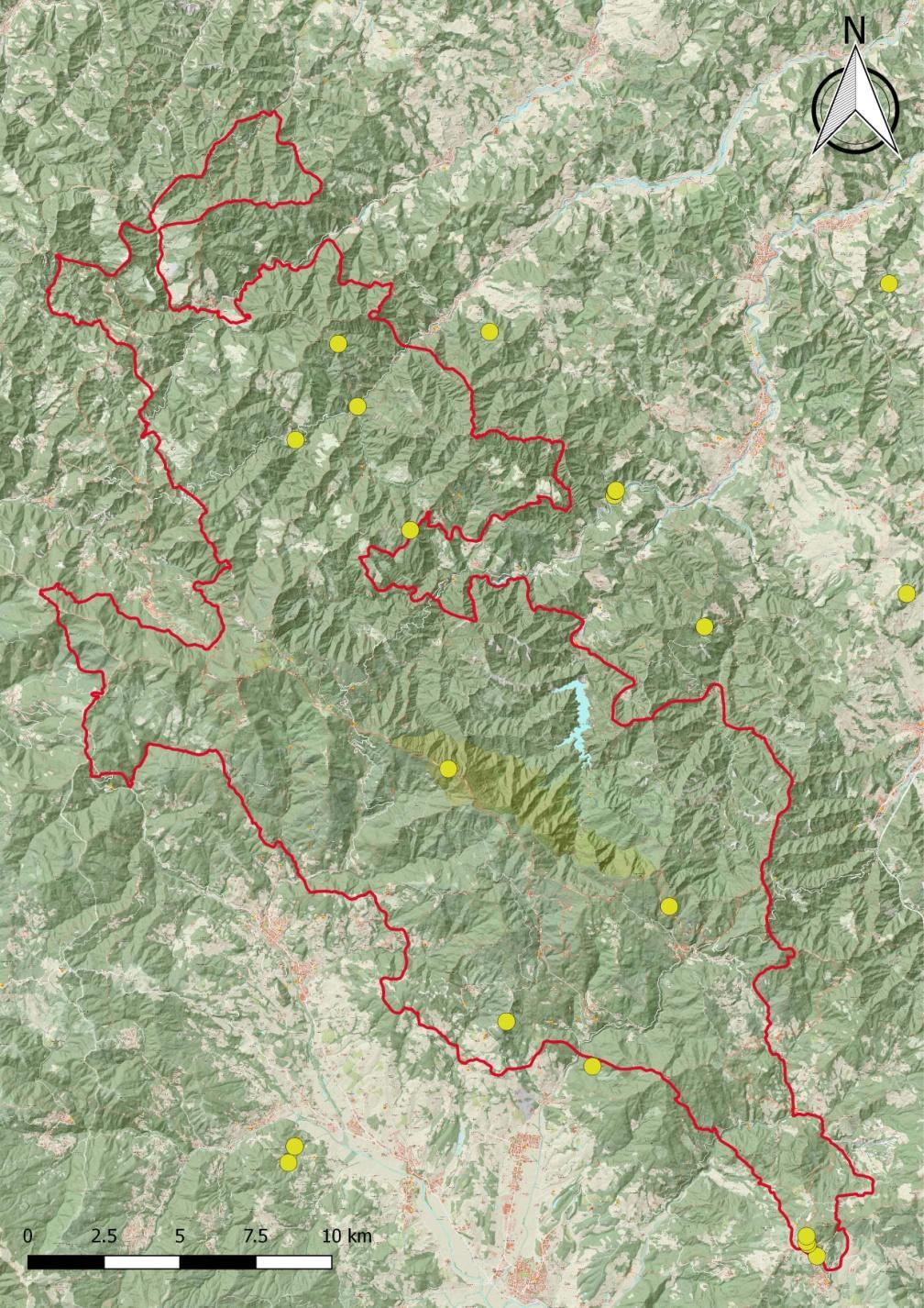 Le grotte del Parco Conoscenze pregresse 20 grotte nei catasti regionali di