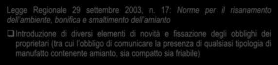 Regione Lombardia Legge Regionale 29 settembre 2003, n.