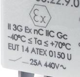 Gas Gc Equipment Protection Level 40 C Ta +70 C Intervallo di temperatura ambiente EUT 14 TEX 0150 U EUT: identificativo dell organismo notificato che rilascia il certificato di tipo 14: anno di