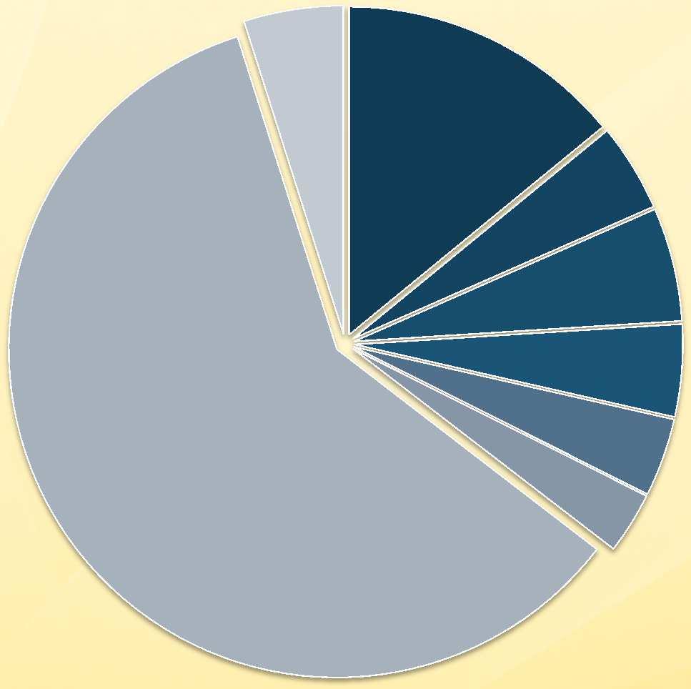 Branca di appartenenza delle prestazioni erogate ex DGR 320/2013 Radioterapia 5% Varie 14% Laboratorio analisi anatomia e istologia patologica 4% Cardiologia 6%