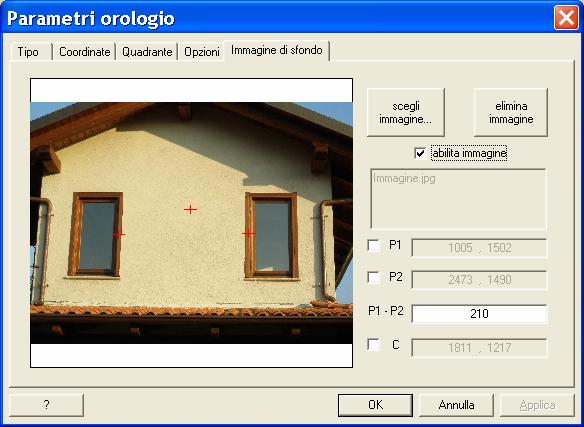 Definizione di un nuovo orologio : immagine di sfondo pre-view file