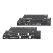 Incluso nella fornitura un ricevitore HDBaseT PoE con 1 uscita HDMI, 1 ingresso IR e 1 uscita IR, 1 porta RS-232 bi-direzionale.