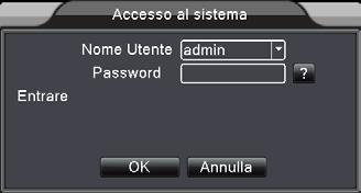 PWD], inserire la vecchia password (55555) per poi digitare la nuova password desiderata.