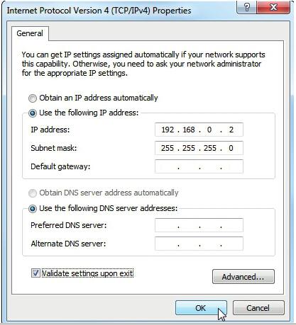 CAPITOLO 2 LOGIN 1. Alimentare l AP 2. Impostare un indirizzo IP per il PC: l indirizzo IP di default del AP è 192.168.0.