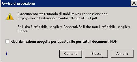 4) Prelievo aggiornamento Per prelevare l aggiornamento cliccare Qui (cliccare sulla parola Qui visualizzando sullo schermo del pc la presente guida).