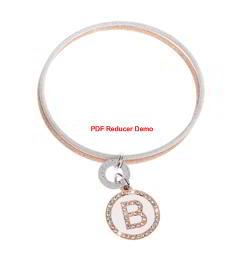 ZXIMB1044/2C Euro 59,00 2 bracciali rigidi bianchi e rosè con lettera pendente su smalto bianco cod. ZXIMB1044/2C/W Euro 59,00 Bracciale regolabile con lettera pendente su smalto nero cod.