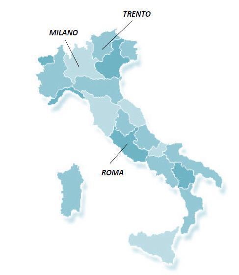 LA COPERTURA TERRITORIALE UFFICIO di