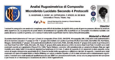 L esame della doppia banda al SEM conferma un aumento della conversione del composito 3.