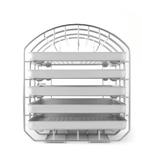 Porta tray opzionali Porta tray per casette - E9 Next Porta tray bombato in acciaio studiato