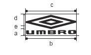 A) IDENTIFICAZIONE DEL PRODUTTORE i. logo del produttore ü Il logo Puma viene misurato secondo la seguente formula: ( c + d ) : 2 moltiplicato per h. ü Il logo Nike viene misurato moltiplicando a e b.
