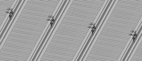 sistema per fotovoltaico Il sistema di copertura Elysium 574 è la soluzione ideale per l installazione di tutti gli impianti fotovoltaici con moduli in policristallino e in monocristallino costituiti