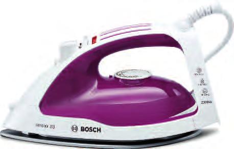 TDA 4630 - bianco/viola sensixx B3 secure codice EAN: 4242002498089 TDA 4620 - bianco/rosso sensixx B3 secure codice EAN: 4242002473161 Potenza: 2300 W Serbatoio: 300 ml Lunghezza cavo: 1.8 m Peso: 1.