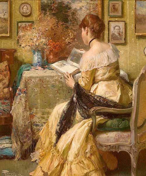 Fernand Toussaint, Lecture pacifique, ca. 1929.