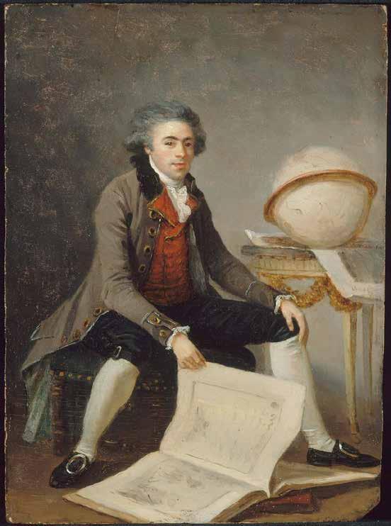 Marguerite Gérard, Portrait d un homme avec un grand livre, 1788.