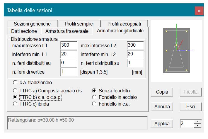 Applicazioni con PRO_SAP TRAVI PREM Facilità montaggio Autoportante in fase di montaggio Traslazione del momento in campata Minore