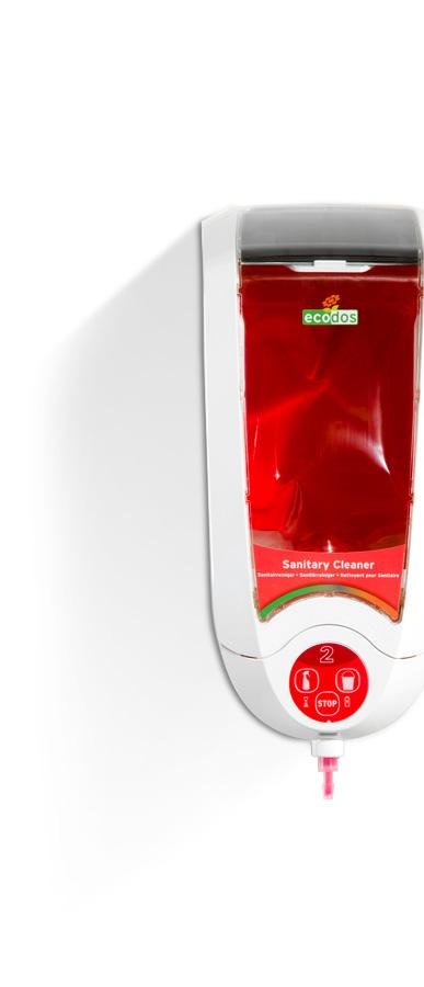Ecodose Easy è il più intelligente dispenser al mondo per detergenti. L uso di tecnologia intelligente conduce a un uso ulteriormente più efficiente dei nostri detergenti ecologici.