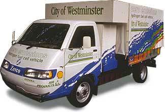 Nel dicembre '99 la ZeVco aveva consegnato al Westminster City Council un veicolo ibrido celle/batterie alimentato ad idrogeno da utilizzare nel servizio di manutenzione dei parchi e delle aree verdi