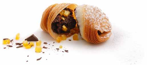 PERA MSFAG1 40 g 80 pz 200 C 25-30 min 2 cm SFOGLIATELLA MIGNON CIOCCOLATO MSFAG9