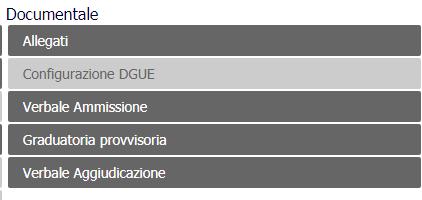 STEP 8: Aggiudicazione definitiva Questa sezione permette l