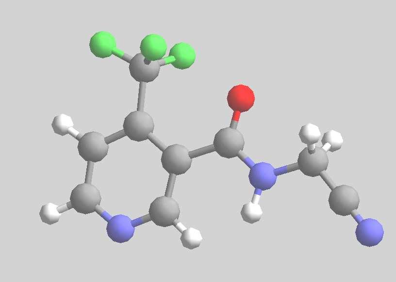 Nuova famiglia chimica Famiglia chimica: Pyridinecarboxamide Formula molecolare: C 9 H 6 F 3 N 3 O Descrizione fisica: Solido, polvere beige chiaro Pressione
