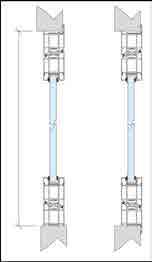 FINESTRA VETRATA 1 BATTENTE EI 2 30 - EI 2 60 H.