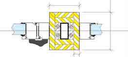 PILASTRINI DI STACCO EI 2 60 acciaio 100 136 Asse di montaggio Tubolare 80x40 25