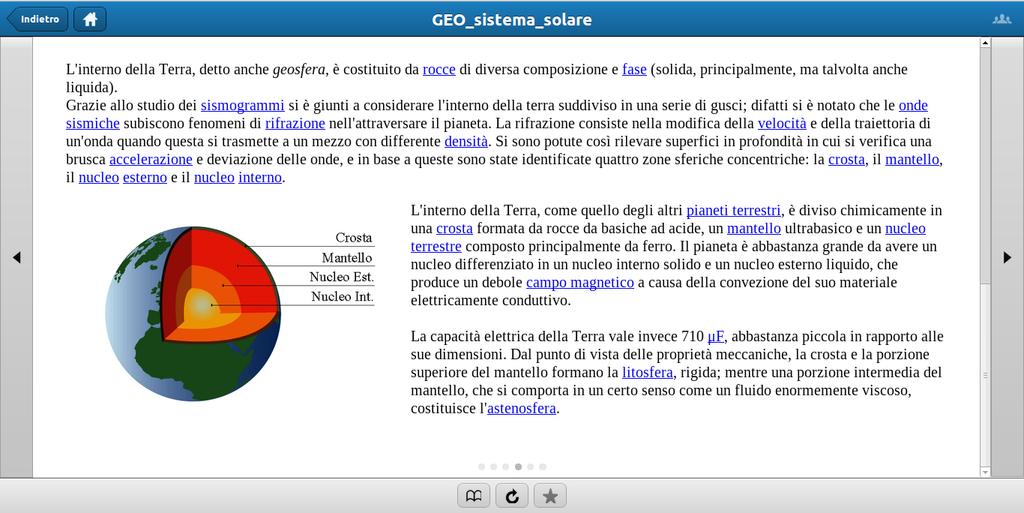 Selezionando invece la prima icona,