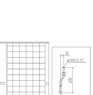 in alto 30 m U.E. in basso Unità interna Max. dislivello in altezza tra U.I. 18 m Dalla prima derivazione alla U.I. più lontana: 40 m Unità interna U.I. più lontana 120 m Schemi e quote Tutte le misure sono espresse in mm.