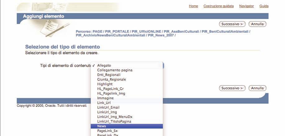 Scegliere l Item News Siapre questa pagina GUIDA PER L UTILIZZO DEL PIR INSERIMENTO DELLE NEWS 20 Regione Siciliana