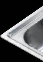 tipiche dei migliori lavelli saldati, alla robustezza delle soluzioni senza saldature. Lorenzo (8466 000 - pag.