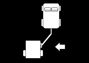. Parcheggiate la macchina su terreno pianeggiante e inserite il freno di stazionamento.. Togliete il perno di traino che fissa l asta dell attuatore alla linguetta anteriore dell attuatore (Fig. 4).