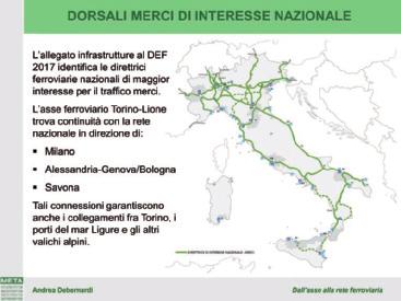 Osservatorio asse ferroviario Torino-Lione Quaderno 10 Nel contempo, al nodo è attribuito un ruolo